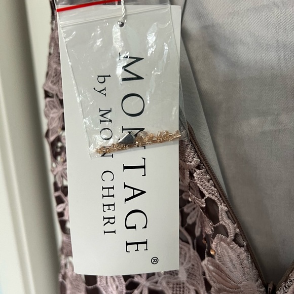 Mother of the Bride Gown - Size 12 Champagne Ombré.  Never Worn/Brand New - Picture 14 of 17